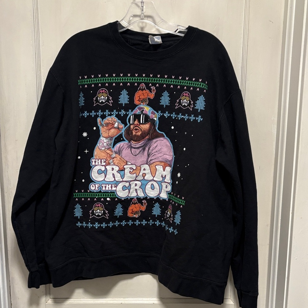 Macho Man Randy Savage The Cream of the Crop Men's Graphic Sweatshirt X-large
